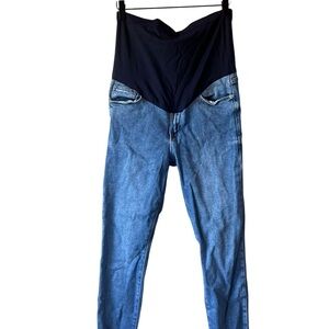 PinkBlush Maternity Medium Wash Skinny Jeans Size 28